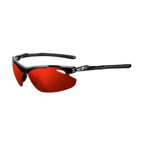 Image of Tifosi Tyrant 2.0 Interchangable 3 Lens Sunglasses Black/ Clarion Red