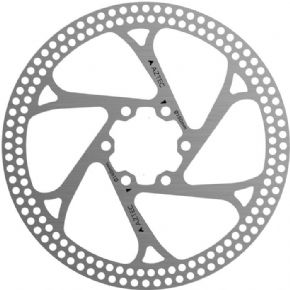 Image of Aztec Stainless Steel Fixed Disc Rotor With Circular Cut Outs 140mm
