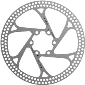 Aztec Stainless Steel Fixed Disc Rotor With Circular Cut Outs 140mm