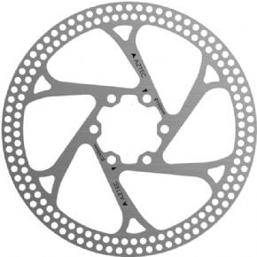 Aztec Stainless Steel Fixed Disc Rotor With Circular Cut Outs 160mm