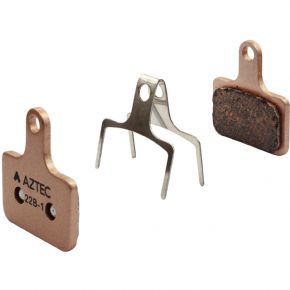 Image of Aztec Sintered Disc Brake Pads For Shimano Flat Mount Callipers