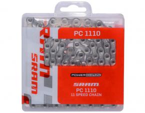 Sram Pc1110 11spd Bike Chain W/ Powerlock Grey (114 Links)