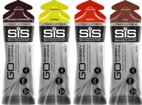 Image of Science In Sport Go Energy + Caffeine Gel 60ml 6 Pack Berry (75mg Caffeine)