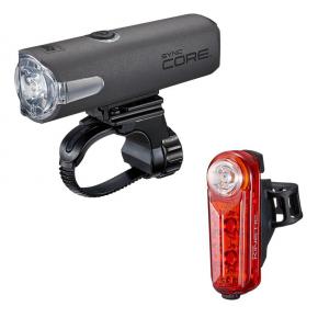 Image of Cateye Sync Set Core With Kinetic Front & Rear Light Set