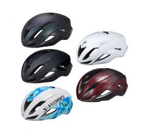 Image of Specialized S-works Evade 2 Mips Aero Helmet 2022 Large - Matte Dove Grey/Gloss Cobalt Blue