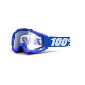 100% Accuri Enduro Goggles Reflex Blue Clear Lens