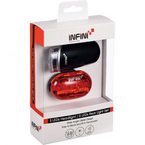 Image of Infini Lighting Twinpack Luxo 3 Front With Vista 5 Led Rear