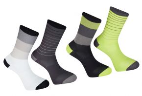 Madison Sportive Long Sock Twin Pack Stripes Small Only