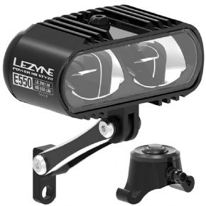 Lezyne E-bike Power Hb Stvzo 550 Lumen Led Light - Portable power pack doubles runtimes of compatible Lezyne LED units.