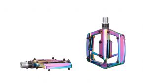 Image of Supacaz Epedal Cnc Alloy Flat E-mtb Pedals Oil Slick