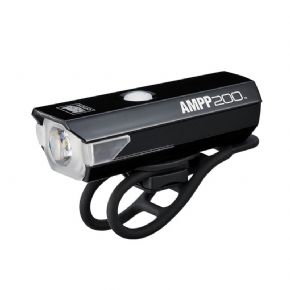 Cateye Ampp 200 Front Light - All new LED LightSet with 3 powerful LEDs and 180 degree visibility.