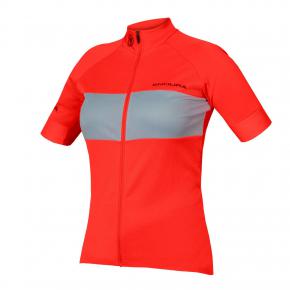 Endura Fs260-pro Womens Short Sleeve Jersey Hi-viz Coral - Lightweight smooth and fast bikes for commutes and fitness.