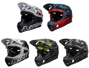 Bell Super Dh Mips Full Face Mtb Helmet W/ Removable Chin Guard  2022