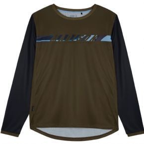 Madison Flux Long Sleeve Trail Jersey Black/cloud Grey