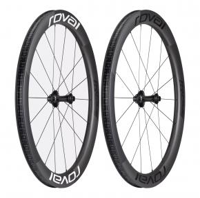 Image of Roval Rapide Clx 2 Carbon Aero Front Road Wheel 2022 700c Front - Satin Carbon/Gloss Black
