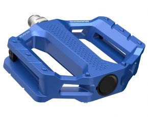 Image of Shimano Pd-ef202 Mtb Flat Pedals Blue Blue