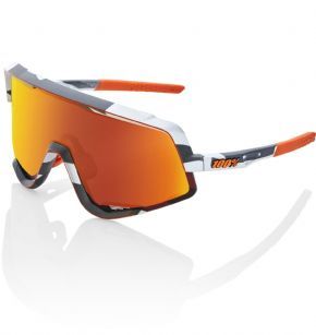 Image of 100&#37; Glendale Sunglasses Grey Camo/HiPER Red Multilayer Lens