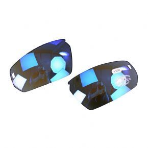 Image of Bz Optics Pho Blue Mirror Bi-focal Replacement Lenses Blue Mirror Bi-Focal - +2.50