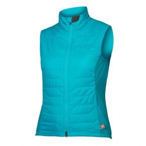 Endura Pro Sl Womens Primaloft Gilet Pacific Blue Large Only - Lightweight Packable Weather Protection