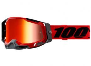 Image of 100&#37; Racecraft 2 Goggles Red/Red Lens 2023