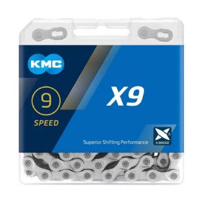 Kmc X9 Silver 114l 9 Speed Chain - 