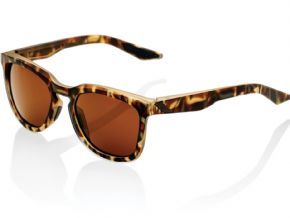 Image of 100&#37; Hudson Sunglasses Soft Tact Havana/bronze Lens