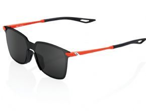 100% Legere Square Sunglasses Matt Oxyfire/black Mirror Lens
