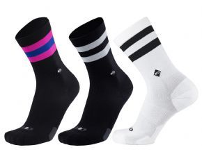 Image of M2o Industries Stripe Crew Plus Socks