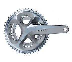 Image of Shimano Fc-r7000 105 Double Chainset Hollowtech 2 170mm 53/39t Silver