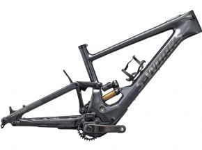 Image of Specialized S-works Turbo Kenevo Sl 2 Carbon 29er Electric Mountain Bike Frameset 2024 S2 - Gloss Black Liquid Metal/Brushed Liquid Metal