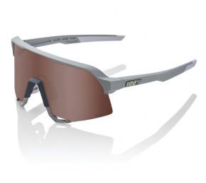 Image of 100&#37; S3 Sunglasses Soft Tact Stone Grey/hiper Crimson Silver Mirror Lens