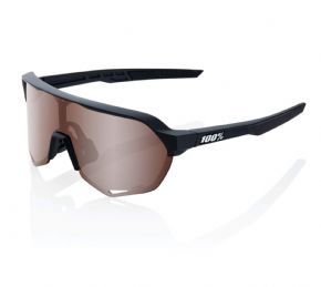 Image of 100&#37; S2 Sunglasses Soft Tact Black/hiper Crimson Silver Mirror Lens