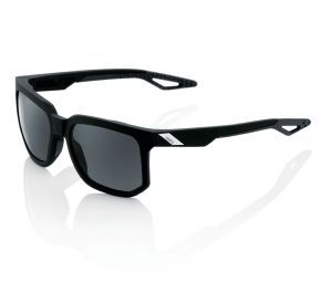 Image of 100&#37; Centric Sunglasses Soft Tact Black/grey Peakpolar Lens