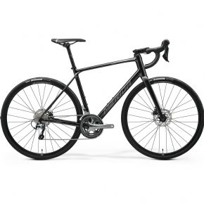 Image of Merida Scultura Endurance 300 Road Bike 2023 Medium - Black/ SIlver