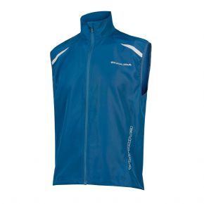 Endura Hummvee Windproof Gilet Blueberry - Lightweight Packable Weather Protection