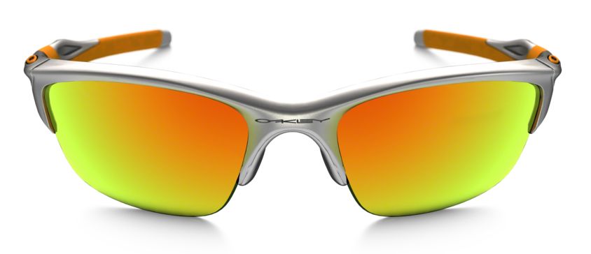 Oakley Half Jacket  Sunglasses Silver/fire Iridium OO9144-02 - £ | Oakley  Half Jacket  Sunglasses | Cyclestore