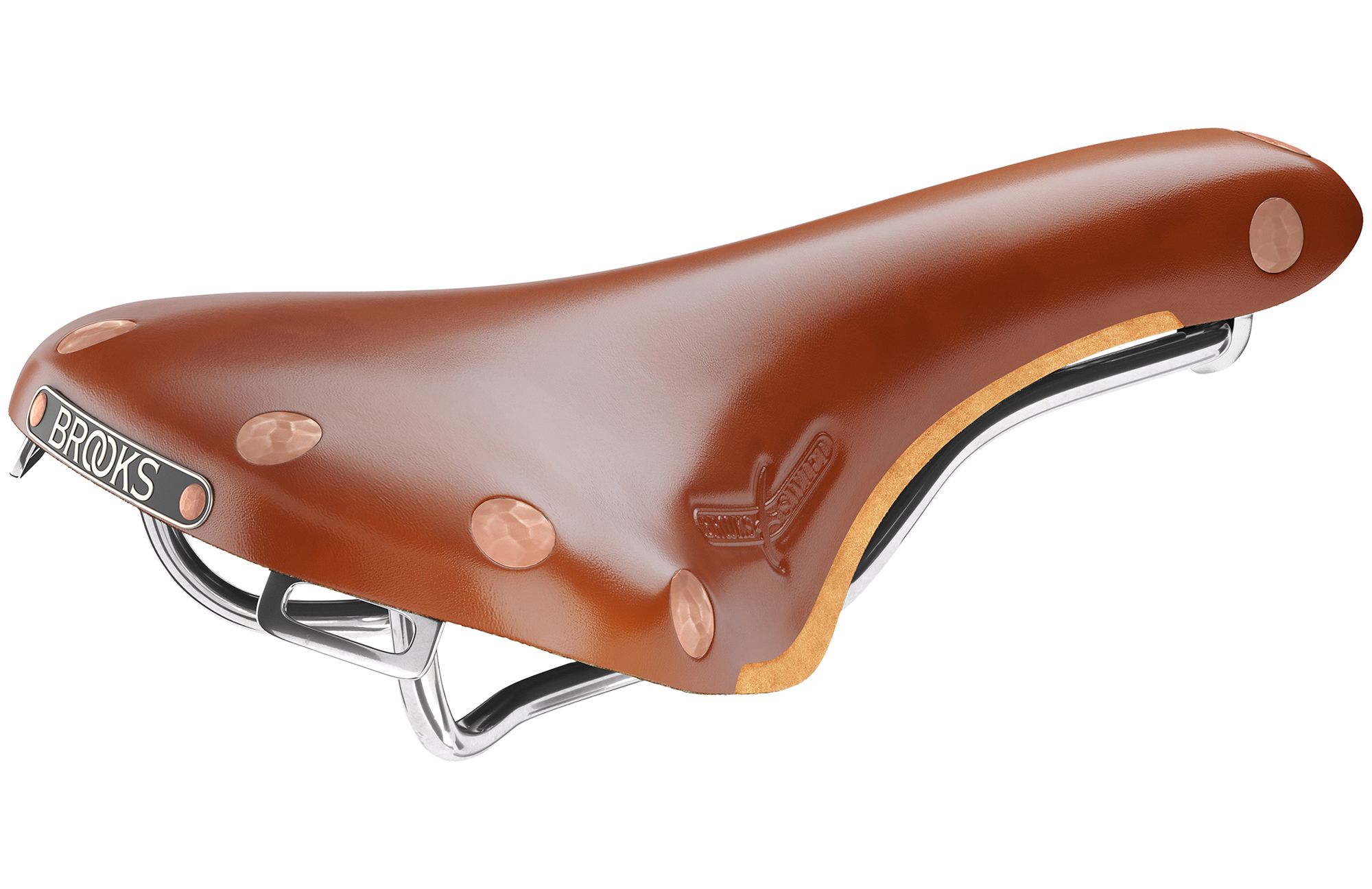 Brooks Swift Chrome Rails Leather Saddle - £157.49 | Saddles