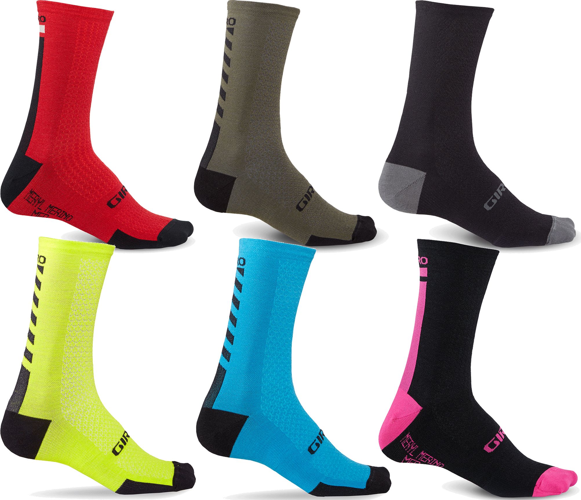 Giro Hrc+ Merino Wool Cycling Socks 2018 £13.99 Socks Cyclestore