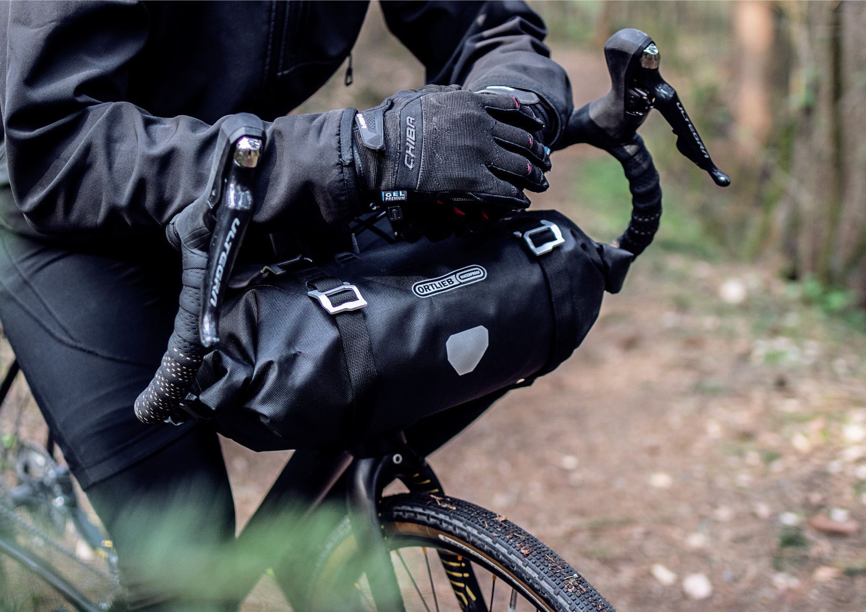 Ortlieb Bikepacking Limited Edition All Black 9 Litre Handlebar Pack