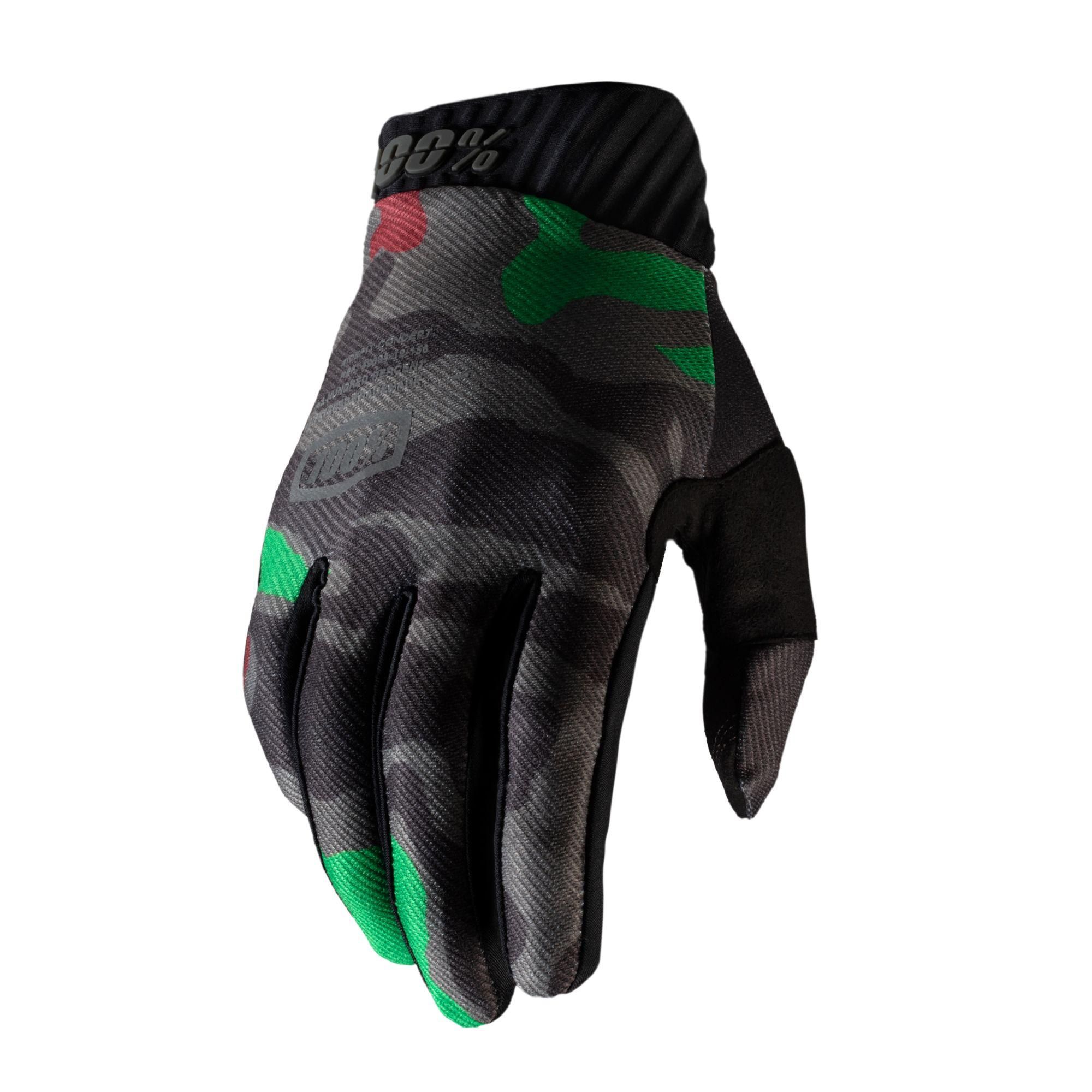 mtb gloves red