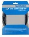 Shimano Mtb Gear Cable Set With Stainless Steel Inner Wire Black