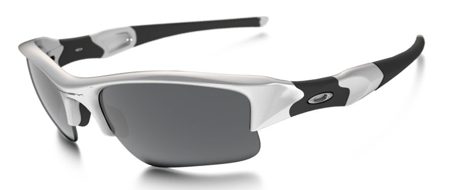 Oakley Flak Jacket Xlj Sunglasses Polished White/blk Iridium 03-917 - £ ...