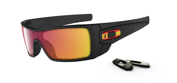 Oakley Batwolf Sunglasses Spain Matte Black ruby Iridium OO9101 16 93.74 Oakley Batwolf Sunglasses Cyclestore