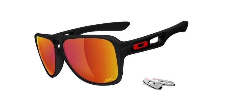 Oakley Dispatch 2 Nicky Hayden Edition Matte Black ruby Iridium