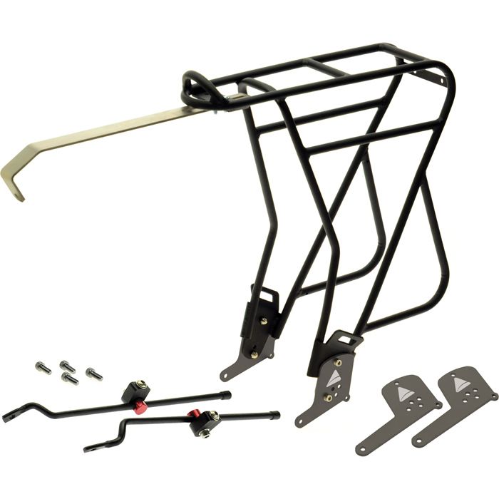rear pannier rack without eyelets
