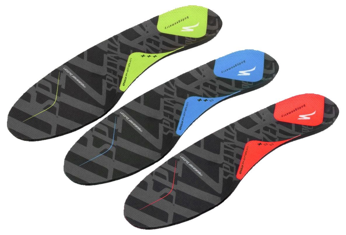 specialized insoles with the metatarsal button