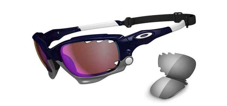 Oakley Racing Jacket Gen 2 Blue/Red red Iridium Sunglasses – Holsales