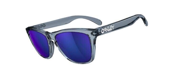 oakley frogskins crystal black violet iridium