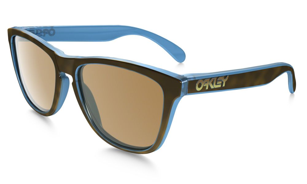 oakley frogskins tortoise blue