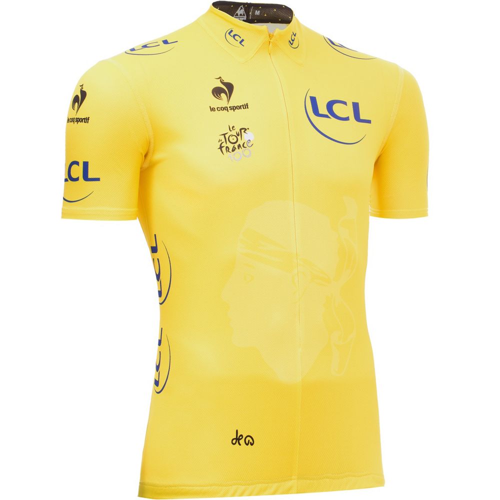 LE Coq Sportif Tour DE France 2013 Yellow Leaders Jersey ( Medium ) - £ ...